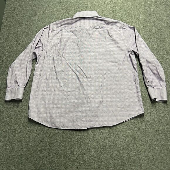 Tommy Bahama Button Up Shirt Men's 17.5 34/35 Purple Pattern Long Sleeve - Picture 4 of 6